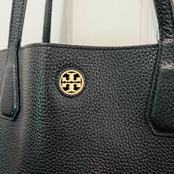 Tory Burch Pebble Leather Tote Bag - Picture 5 of 16